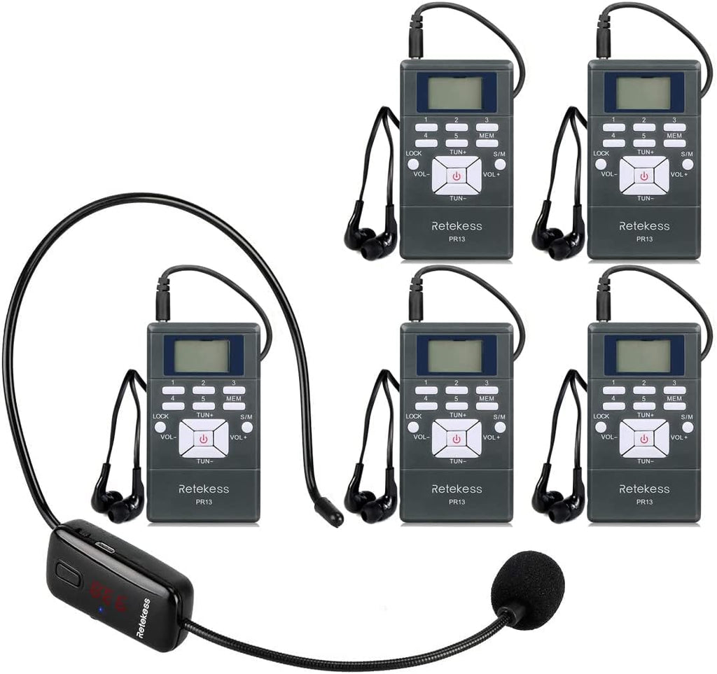 Retekess TR503 Sistema de Asistencia Auditiva de la Iglesia, Equipo de Traducción, 34/38 ES