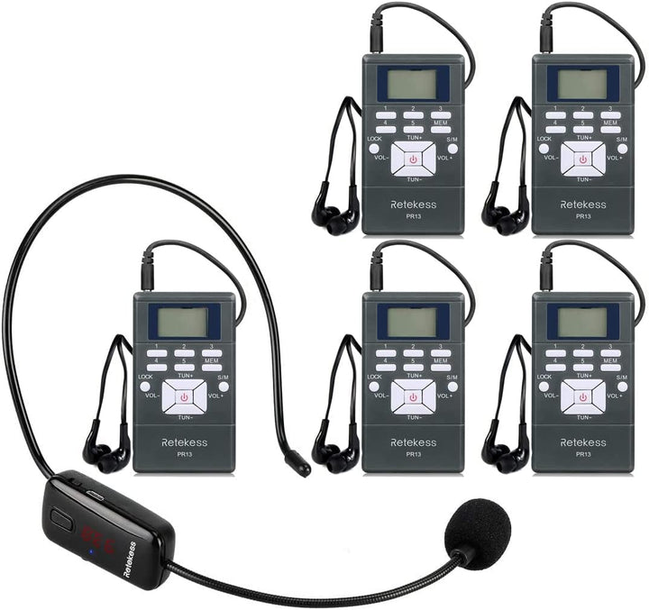 Sistema de traducción para iglesia Retekess con 1 transmisor TR503...