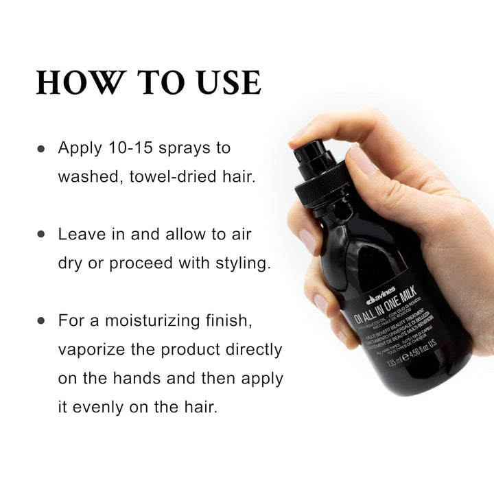 Davines OI All in One Milk | Acondicionador en spray sin enjuague p...