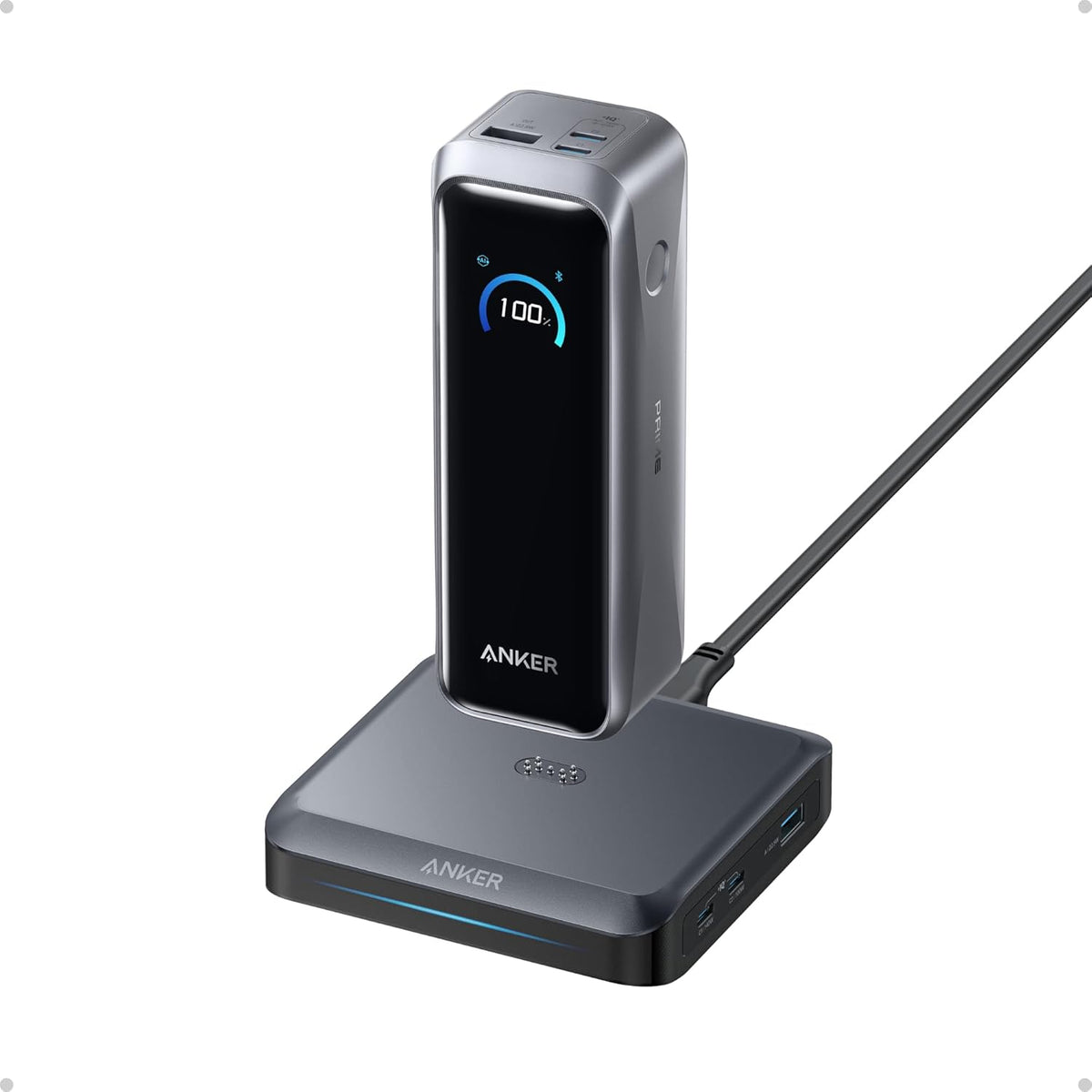 Anker Banco de energía Prime y base de carga, cargador portátil máx...
