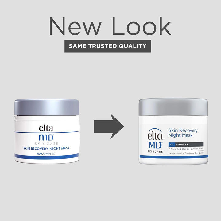 Máscara Facial Nocturna EltaMD Skin Recovery, Crema Hidratante Noct...
