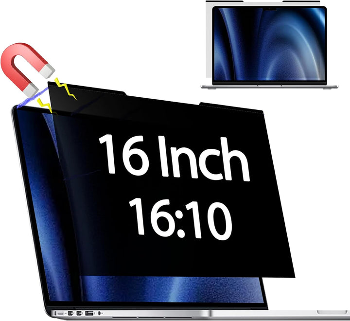 Pantalla magnética de privacidad para laptop de 16 pulgadas 16:10,...