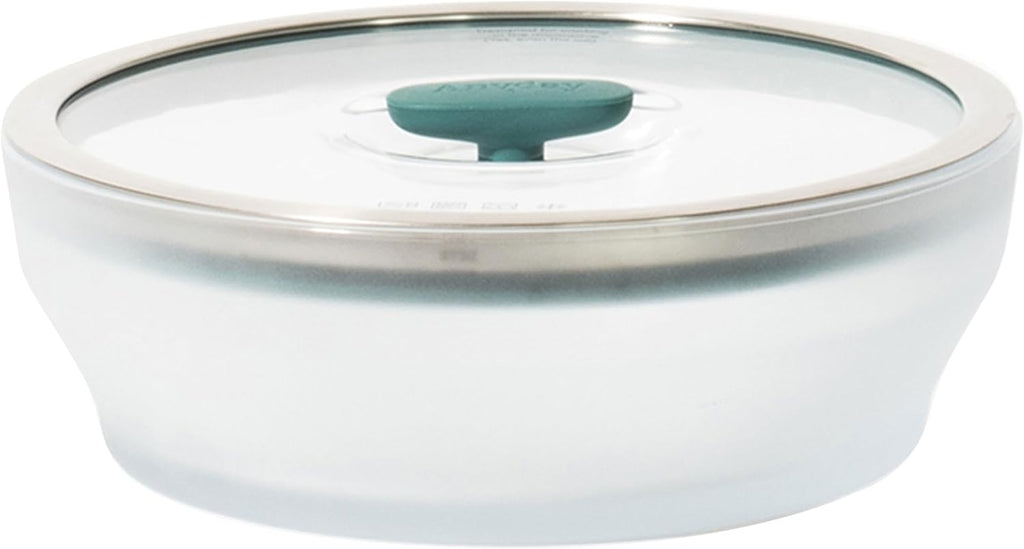 Anyday Vaporizador de microondas de vidrio de 7 tazas (Kale)