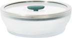 Anyday Vaporizador de microondas de vidrio de 7 tazas (Kale)