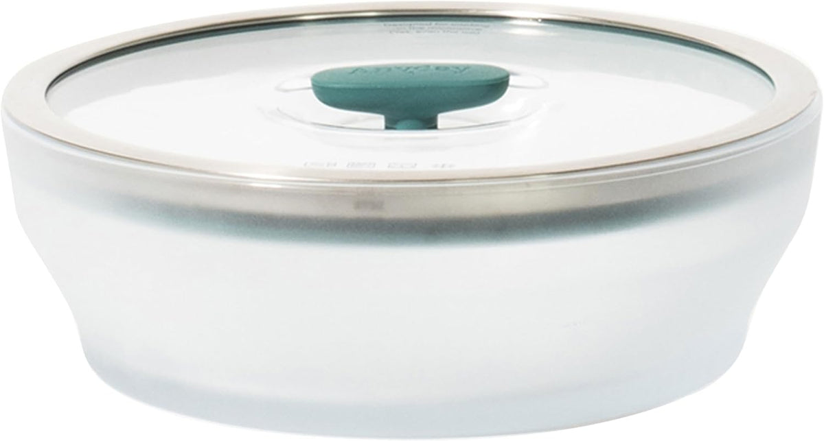 Anyday Vaporizador de microondas de vidrio de 7 tazas (Kale)