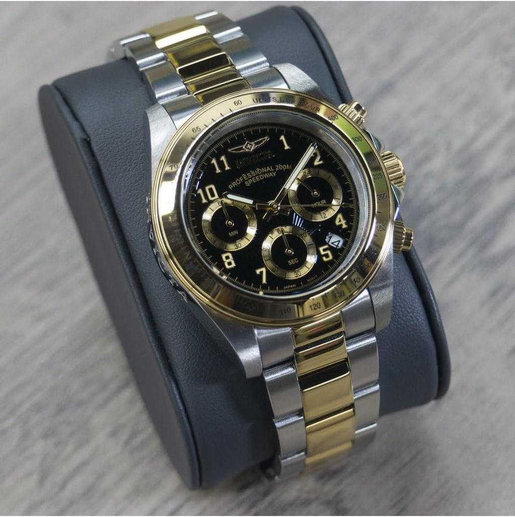 Reloj de cuarzo Invicta Speedway para hombre de acero inoxidable - 39 mm