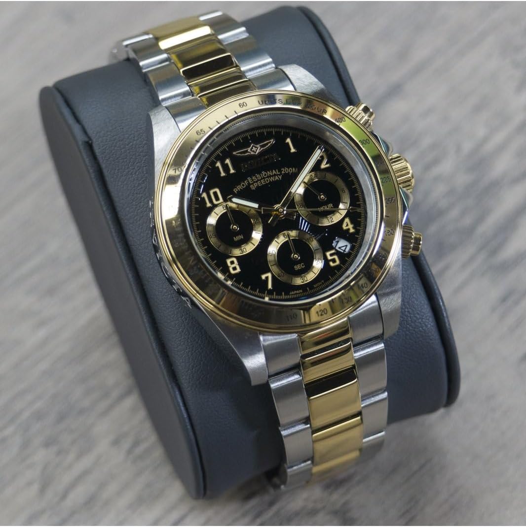Reloj de cuarzo Invicta Speedway para hombre de acero inoxidable - 39 mm
