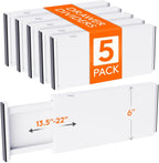 Lifewit Divisores de cajones mejorados de 6 pulgadas de alto