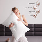 Goose Feathers y Down Pillows, Bed Pillows King Size Set de 2