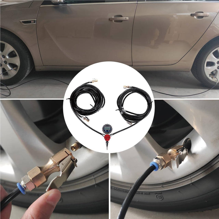 Sistema de Inflado y Desinflado de Neumáticos de 4 Vías con 4 Porta...