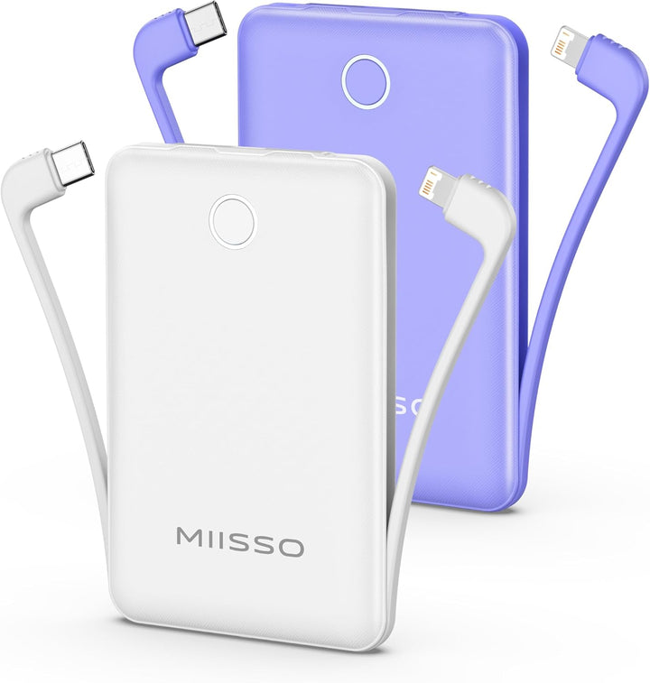 miisso Cargador portátil 10000mAh, batería de banco de energía para...