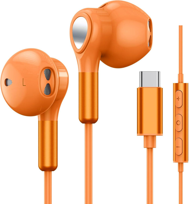 Auriculares USB C para Samsung S25 FE S24 A16 A17 Auriculares con c...
