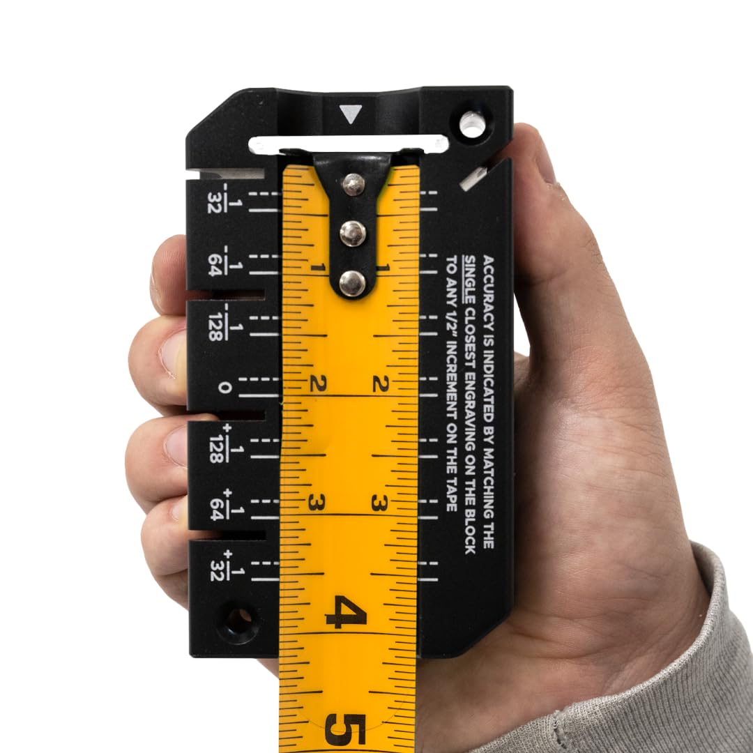 REEKON Bloque de precisión de cinta métrica y herramienta de calibración