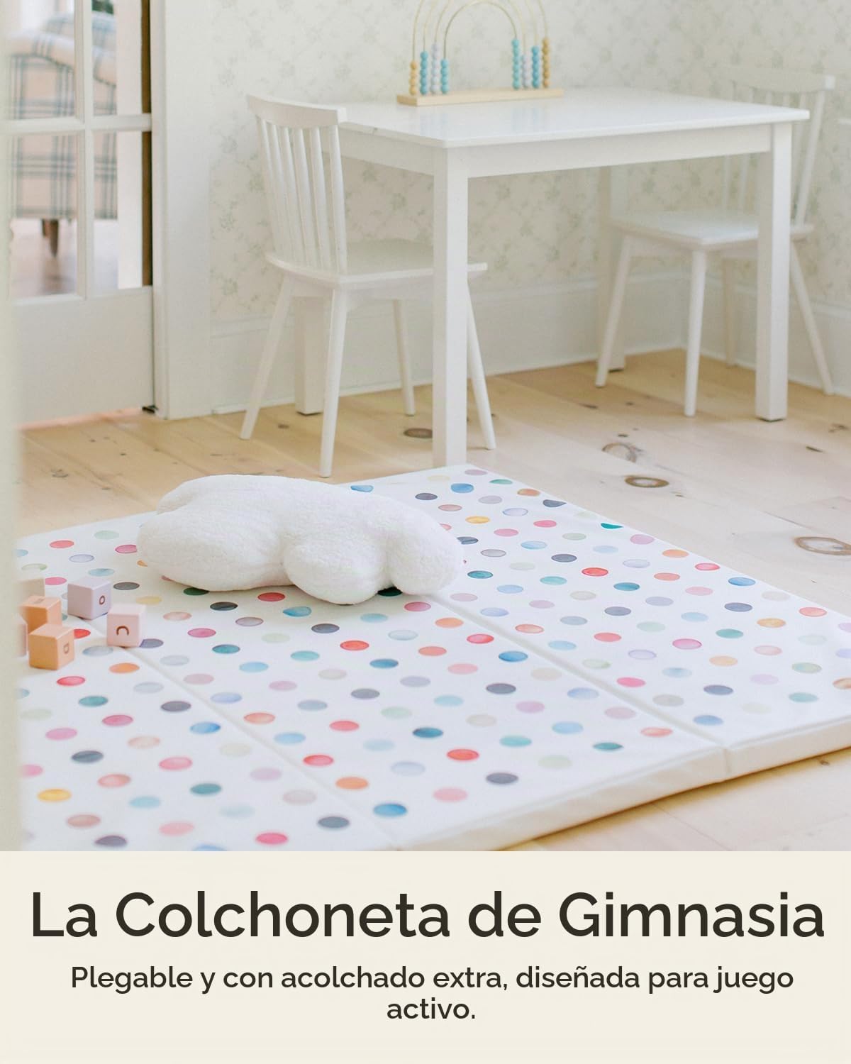 House of Noa Alfombrilla de juego para piso, alfombra de juego plegable de espuma, no tóxica y lavable