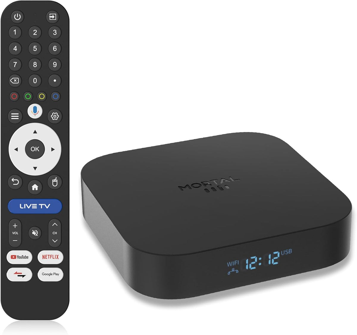Android 14 TV Box 2026, 8K Ultra HD con 2GB RAM 16GB ROM RK3518 WIFI6
