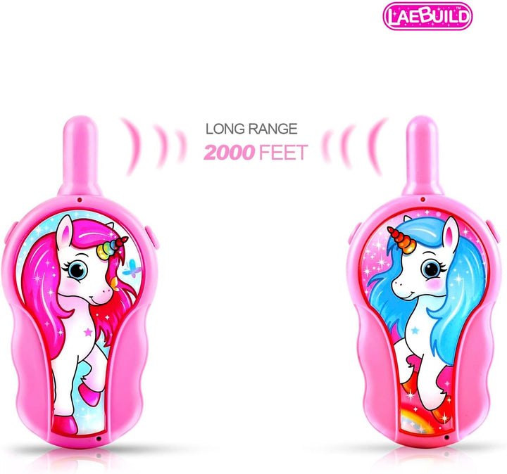 Walkie Talkies para niños, niños pequeños, juguetes para niñas de 3...