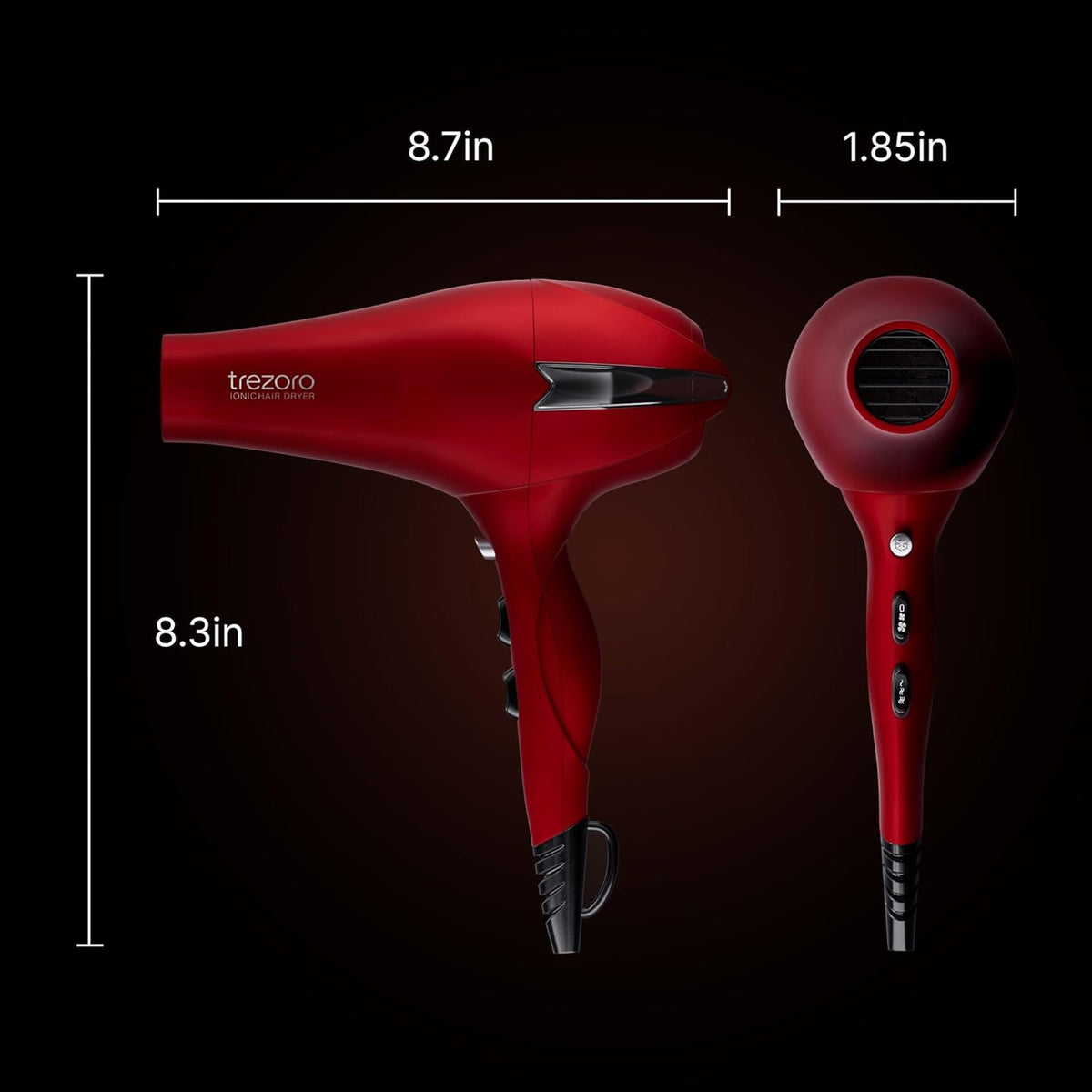 TREZORO Secador de pelo profesional para mujer \u2013 Secador de pe...