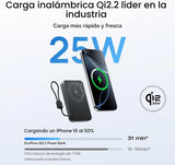 EF ECOFLOW Rapid Mag Power Bank, Qi2.2 25W MagSafe, cargador portát...