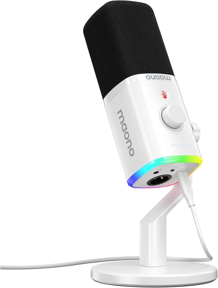 MAONO - Micrófono dinámico para juegos Micrófono dinámico USB\/XLR...