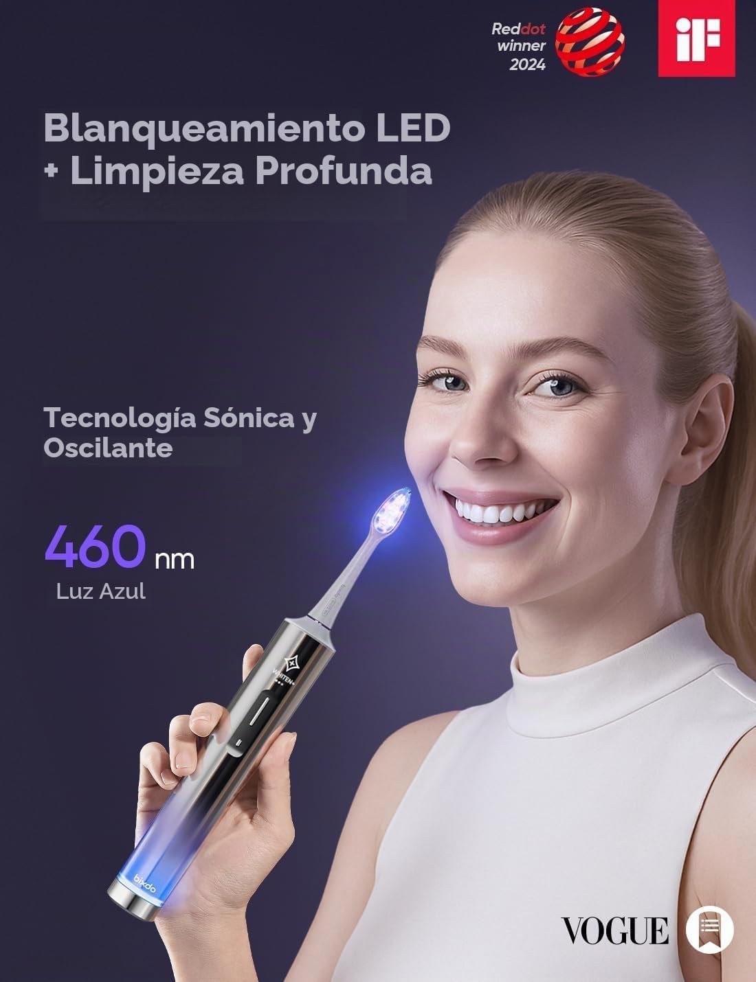 Cepillo de dientes eléctrico recargable Brush PRO para