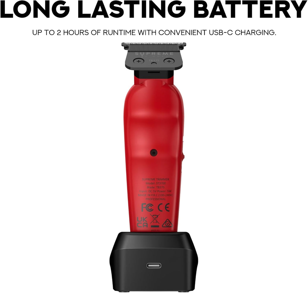 Supreme Trimmer Vader Lite ST3700 - Recortadora de barbero profesio...