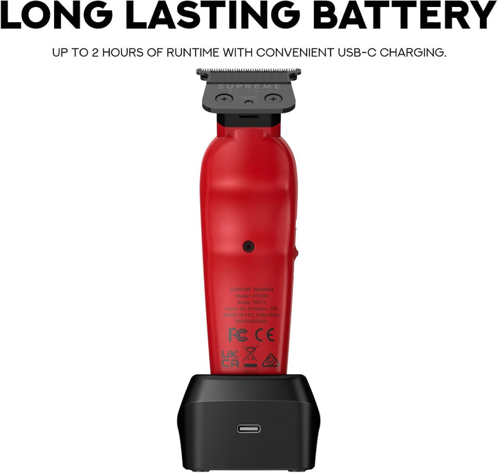 Supreme Trimmer Vader Lite ST3700 - Recortadora de barbero profesio...