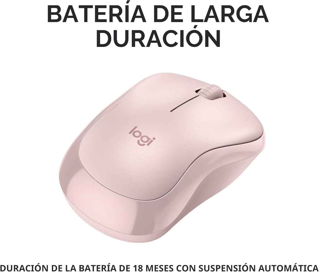 Logitech M240 - Ratón Bluetooth silencioso, inalámbrico, compacto,...