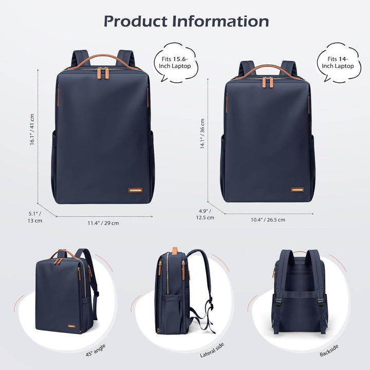 GOLF SUPAGS Elegante mochila para computadora portátil para mujer,...