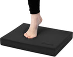 StrongTek Almohadilla de equilibrio profesional de espuma para ejercicios, 15.8 x 13 x 2 pulgadas, rodillera de espuma TPE de alta densidad, antideslizante y resistente al agua, para entrenamiento de