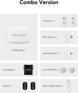 Micrófono inalámbrico Hollyland Lark A1 Mini para iPhone y Android,...