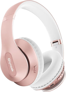 Glynzak Auriculares inalámbricos Bluetooth sobre la oreja 65 horas...