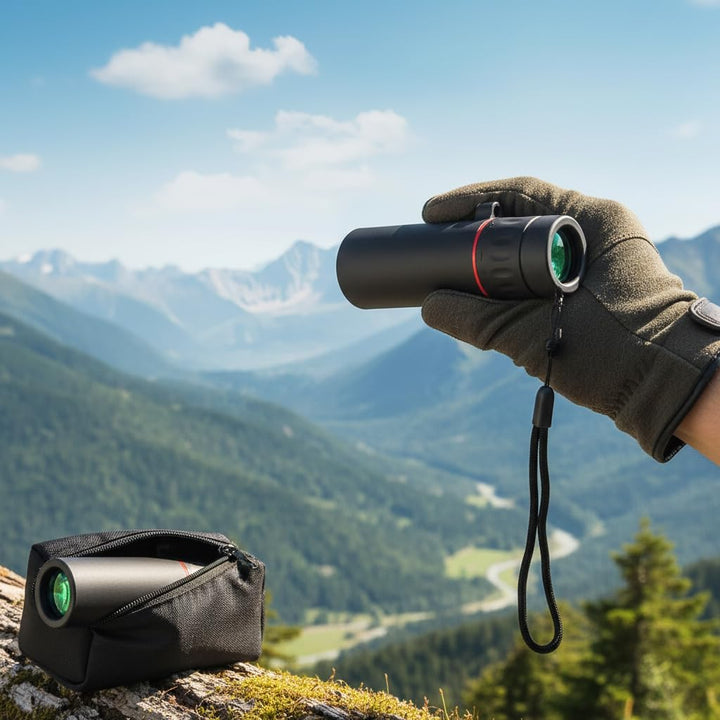 Mini telescopio monocular de 2000 x 25 para adultos