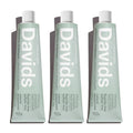 Davids Pasta de dientes sin flúor, blanqueamiento dental, Piperita, 5,25 oz (paquete de 3)