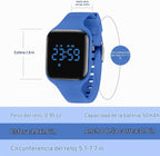 Relojes para niños y niñas, reloj deportivo digital con contador de pasos, podómetro, alarma de vibración, sin aplicación, impermeable, rastreador de fitness, reloj para niños, niñas, adolescentes