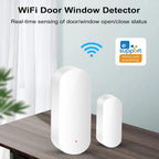 Sensor de puerta inteligente WiFi: sensor de contacto abierto de puerta para seguridad del hogar, sensor de ventana inalámbrico, asegura tu hogar con alertas instantáneas y automatización inteligente