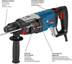 BOSCH 8.5 Amp GBH2-28L SDS-plus Bulldog Xtreme Max 1-1/8 en. Rotary
