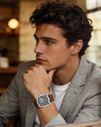 SAPPHERO Relojes para Hombre de Pulsera de Cuero Esqueleto Automáticos