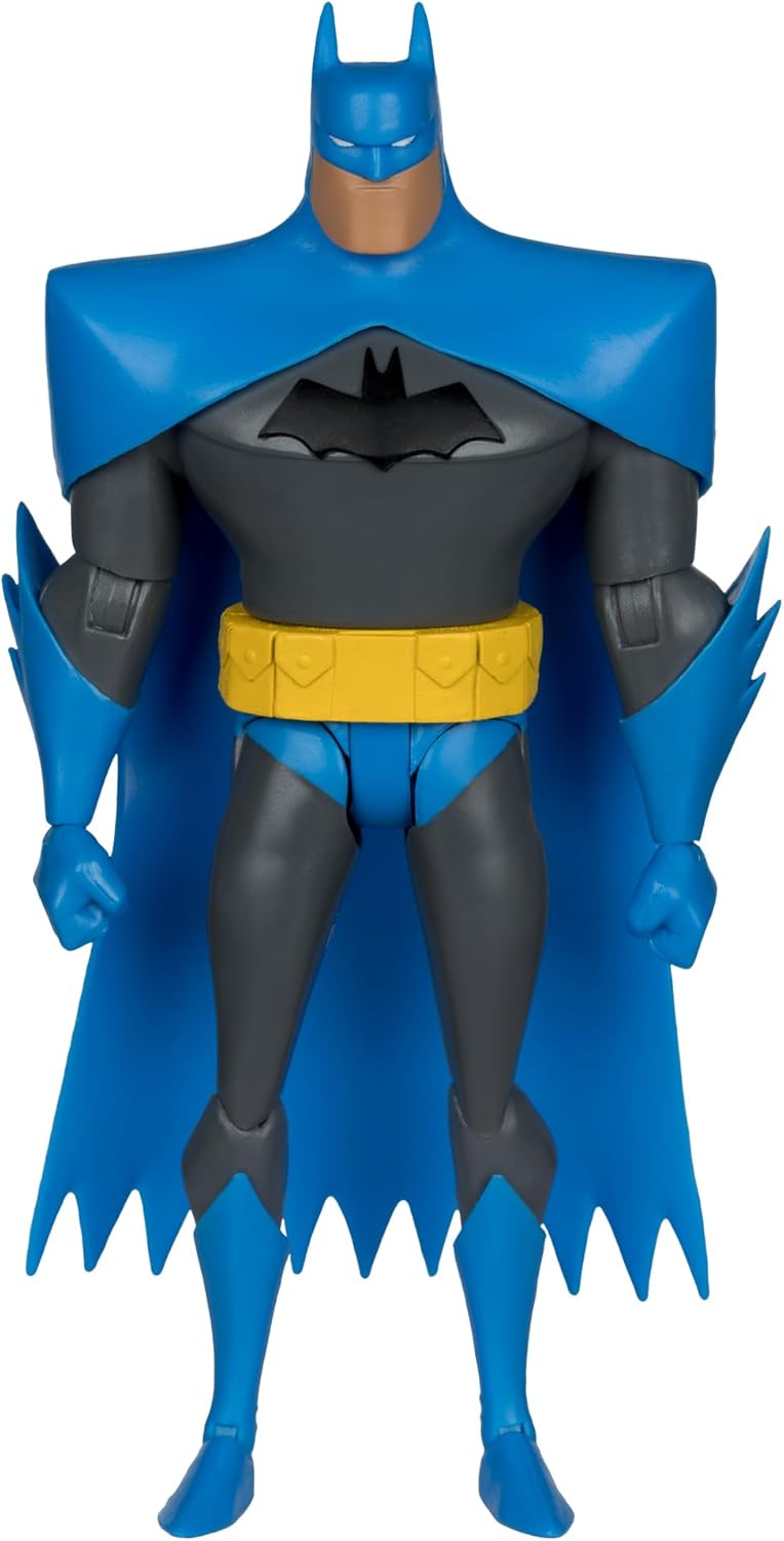 McFarlane Toys - Figura de acción a escala 1:12 de Batman de Las nuevas aventuras de Batman (Azul/Gris)
