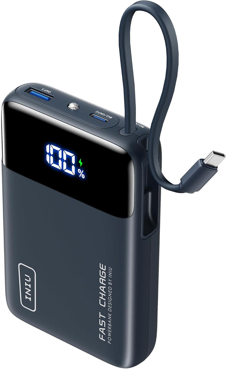INIU Cargador portátil, banco de energía pequeño de 20000mAh con ca...