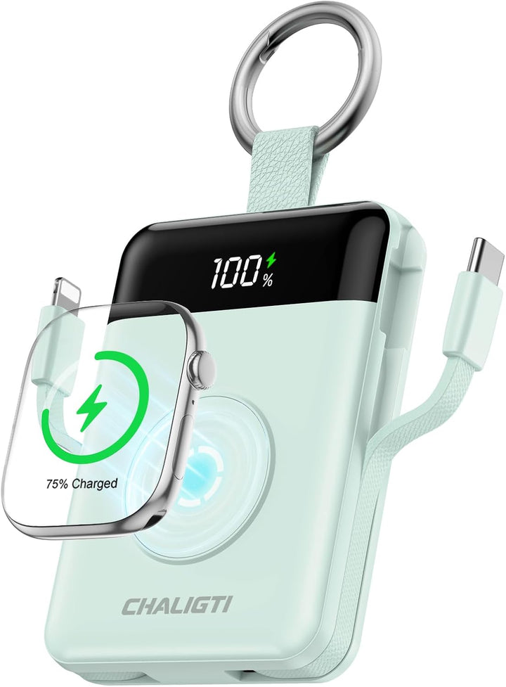 CHALIGTI Cargador portátil 10000mAh, cargador de banco de energía d...