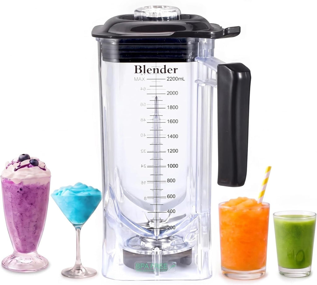 Vaso de repuesto para licuadora, se adapta a CRANDDI K90 K95, Wantjoin/Senlee/Oliboni K90