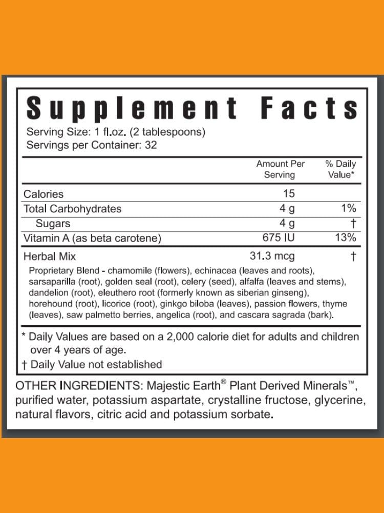 Youngevity Majestic Earth Herbal Rainforest, 32 onzas líquidas, com...