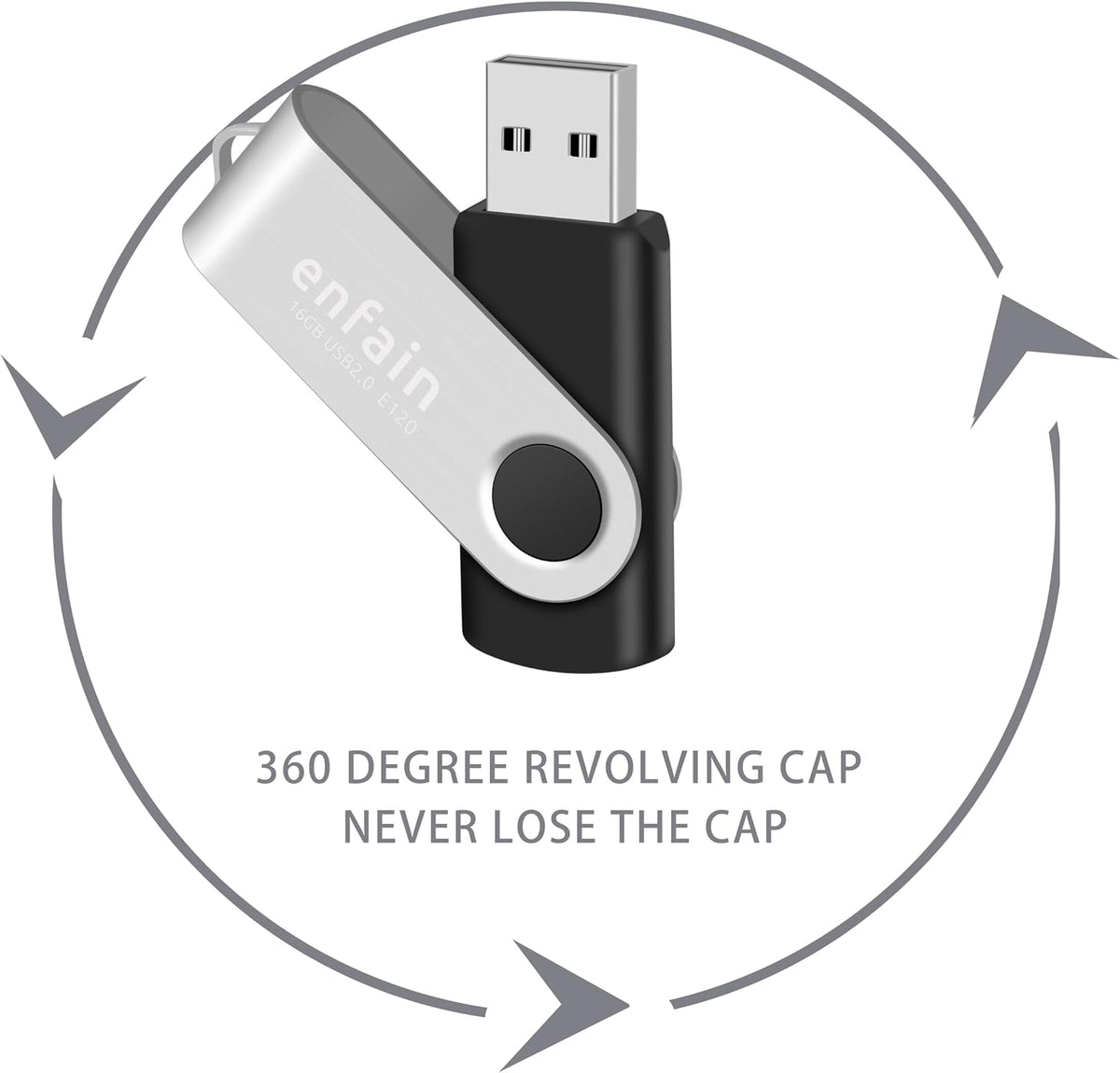 Enfain Unidad flash USB 3.0 de 32 GB para compartir, paquete de 10...