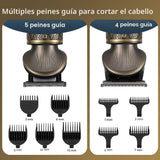 Scttomon Kit de Recortadora de Barba Profesional Cortapelos con Cuc...