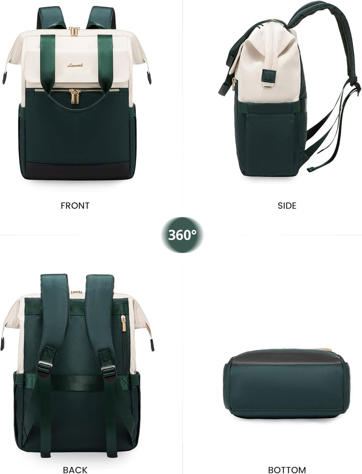 LOVEVOOK Mochila para laptop para mujer, mochila de trabajo convert...