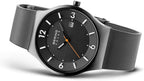 Bering Reloj para hombre de movimiento solar - Colección solar con acero inoxidable y cristal de zafiro 14440-XXX