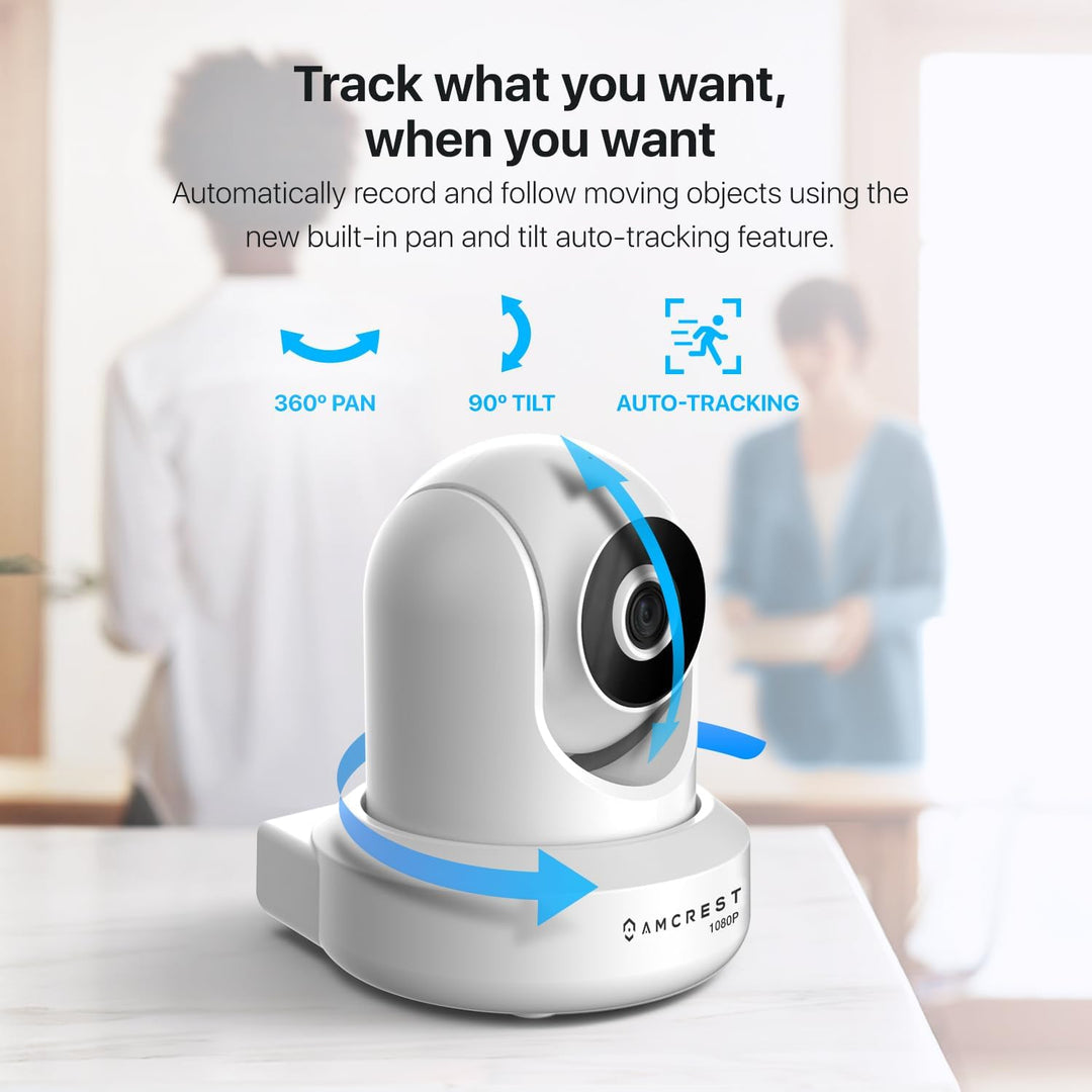 Paquete de 2 cámaras de seguridad Amcrest ProHD 1080P WiFi\/inalámb...
