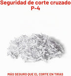 Staples Trituradora de papel de corte cruzado de 12 hojas, silenciosa