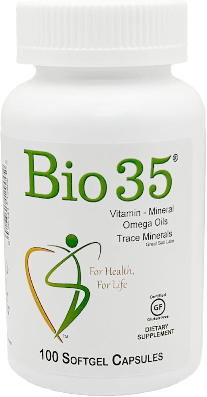 Bio-35 100 unidades, multivitamínico diario para hombres y mujeres...