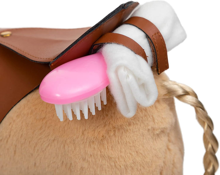 HollyHOME Caballo Palomino de Peluche Animal Bonito Poni Juguete de...